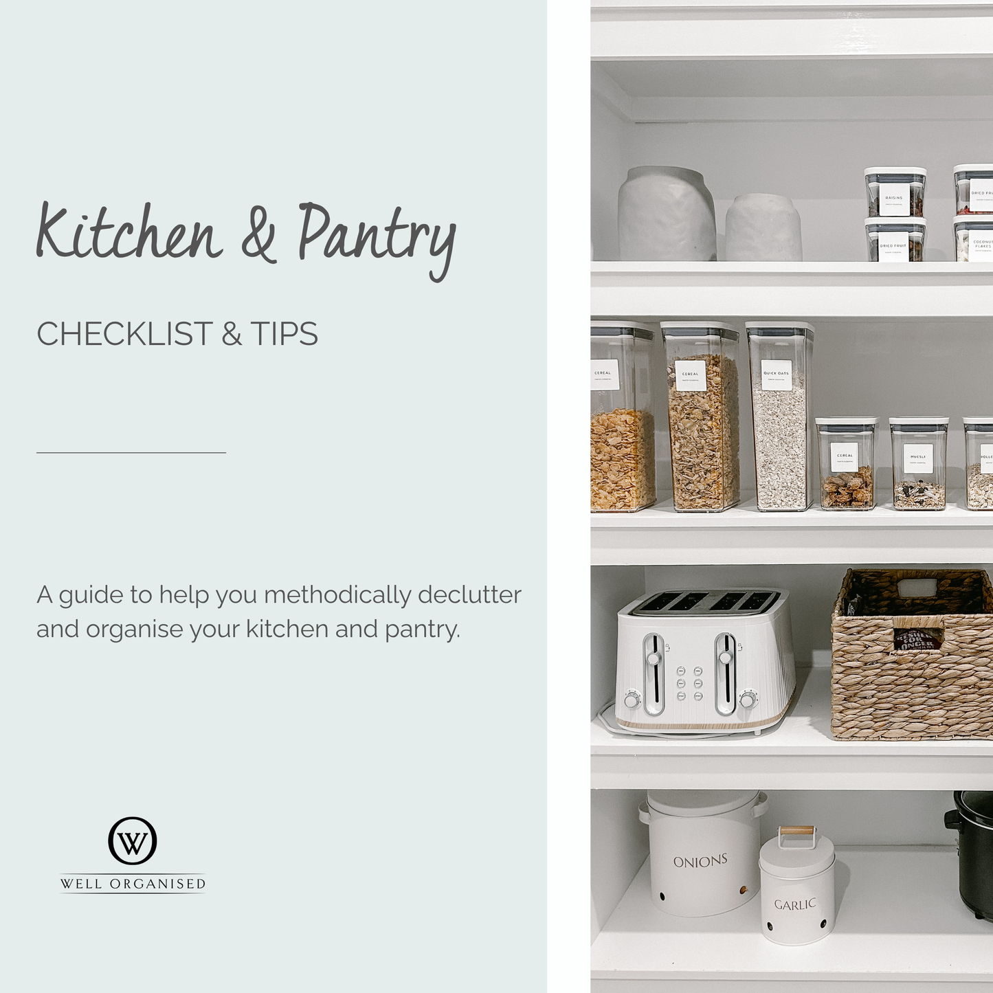 NEW Kitchen & Pantry - Checklist & Tips