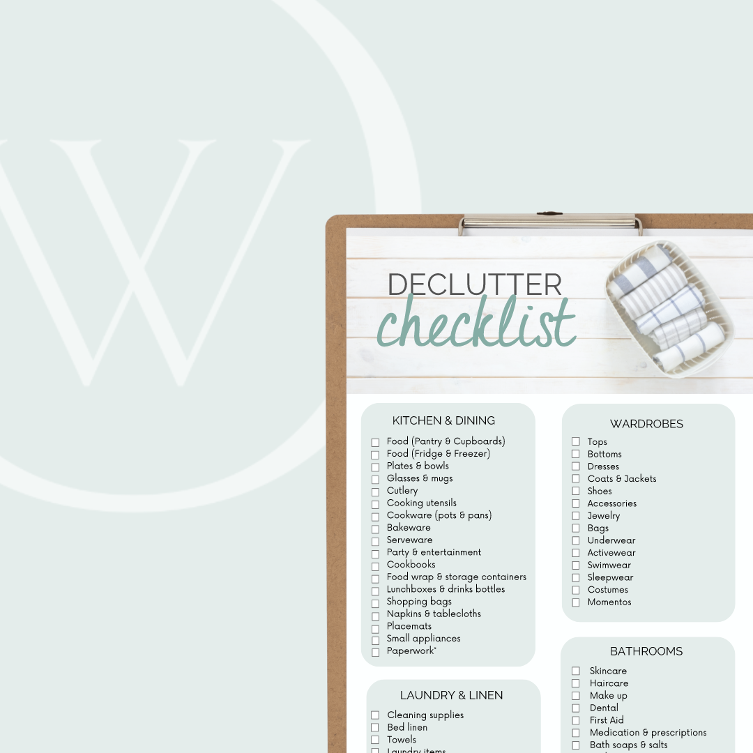 Declutter Checklist – Well Organised